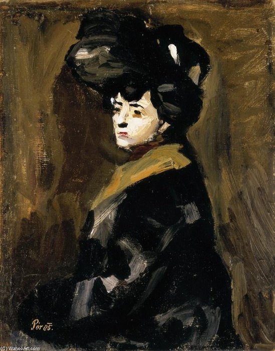 Woman With A Hat — Берталан Пор