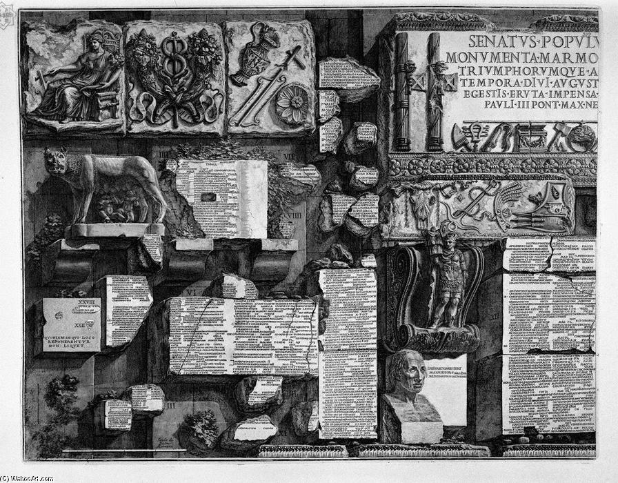 Overview Of The Capitoline Lapides — Giovanni Battista Piranesi