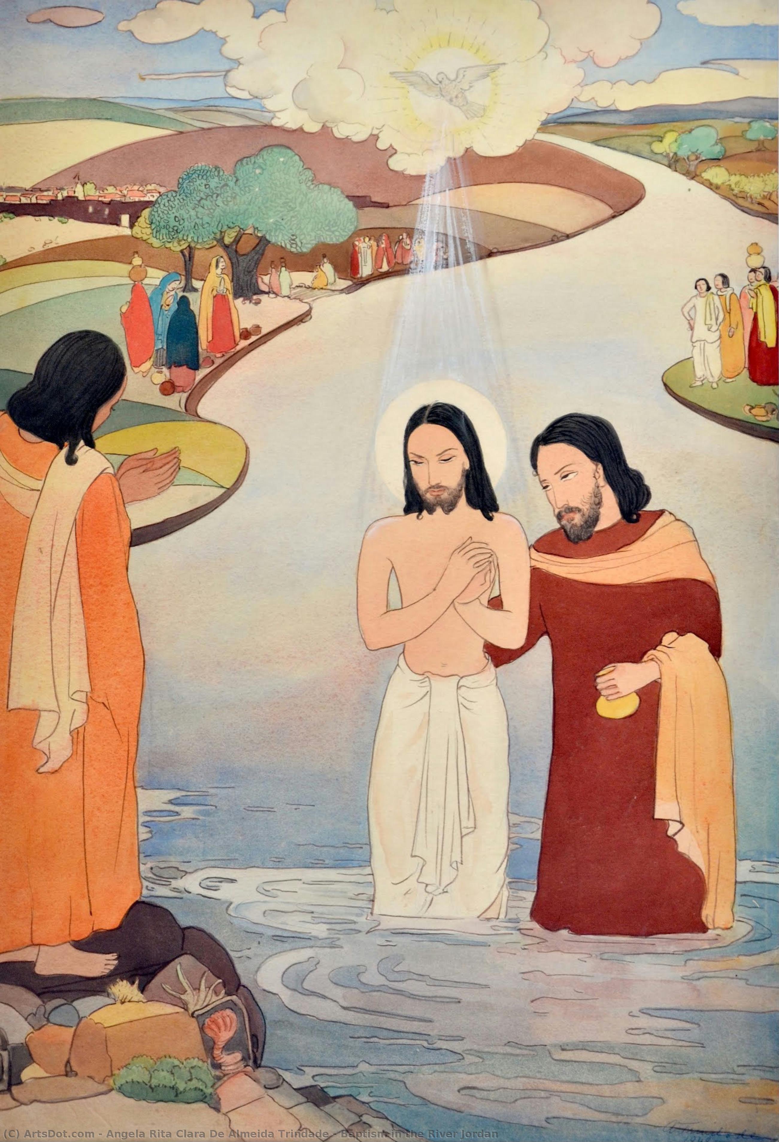 Baptism In The River Jordan — Angela Rita Clara De Almeida Trindade