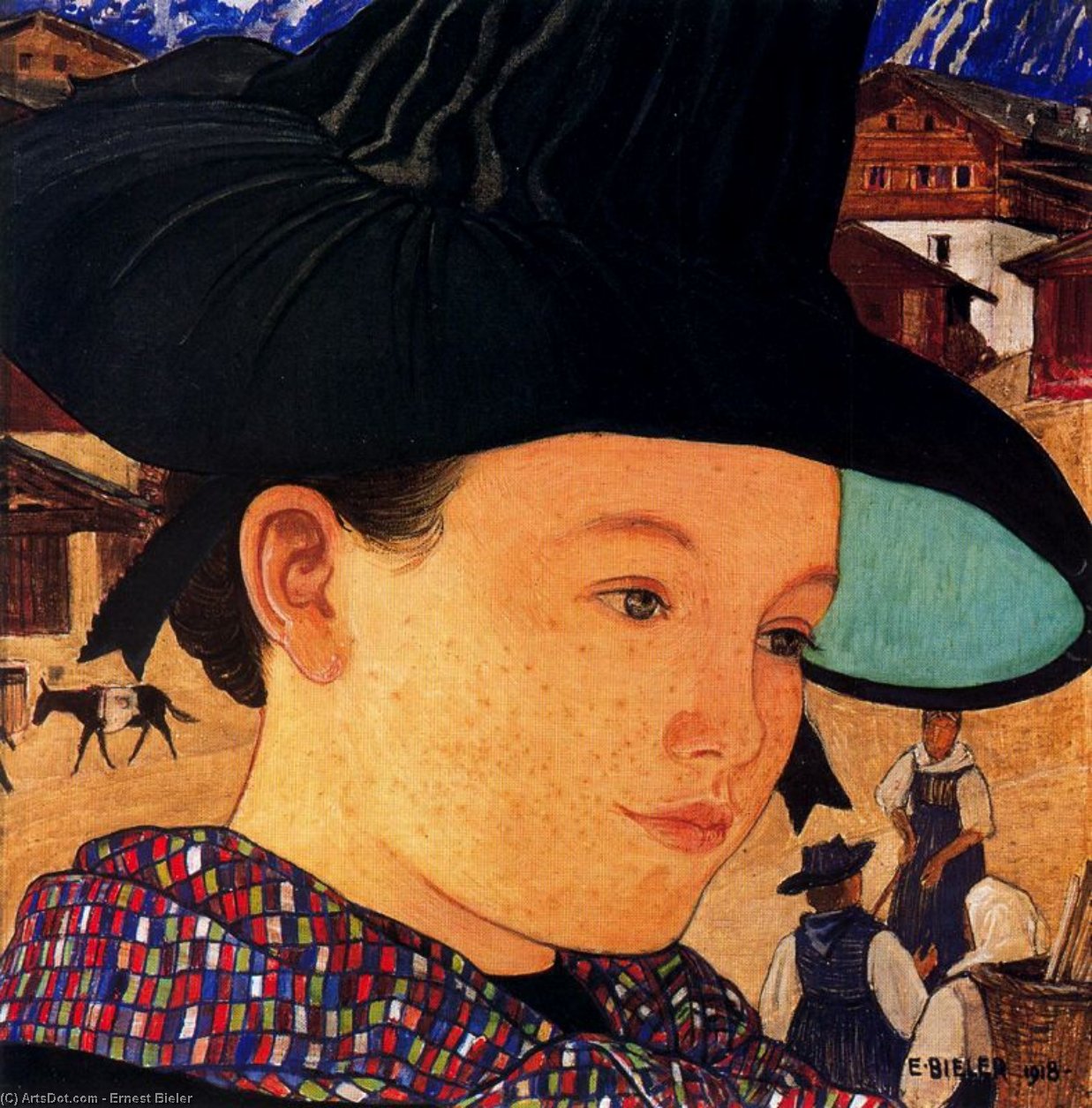 Maiden With Hat — Эрнест Билер