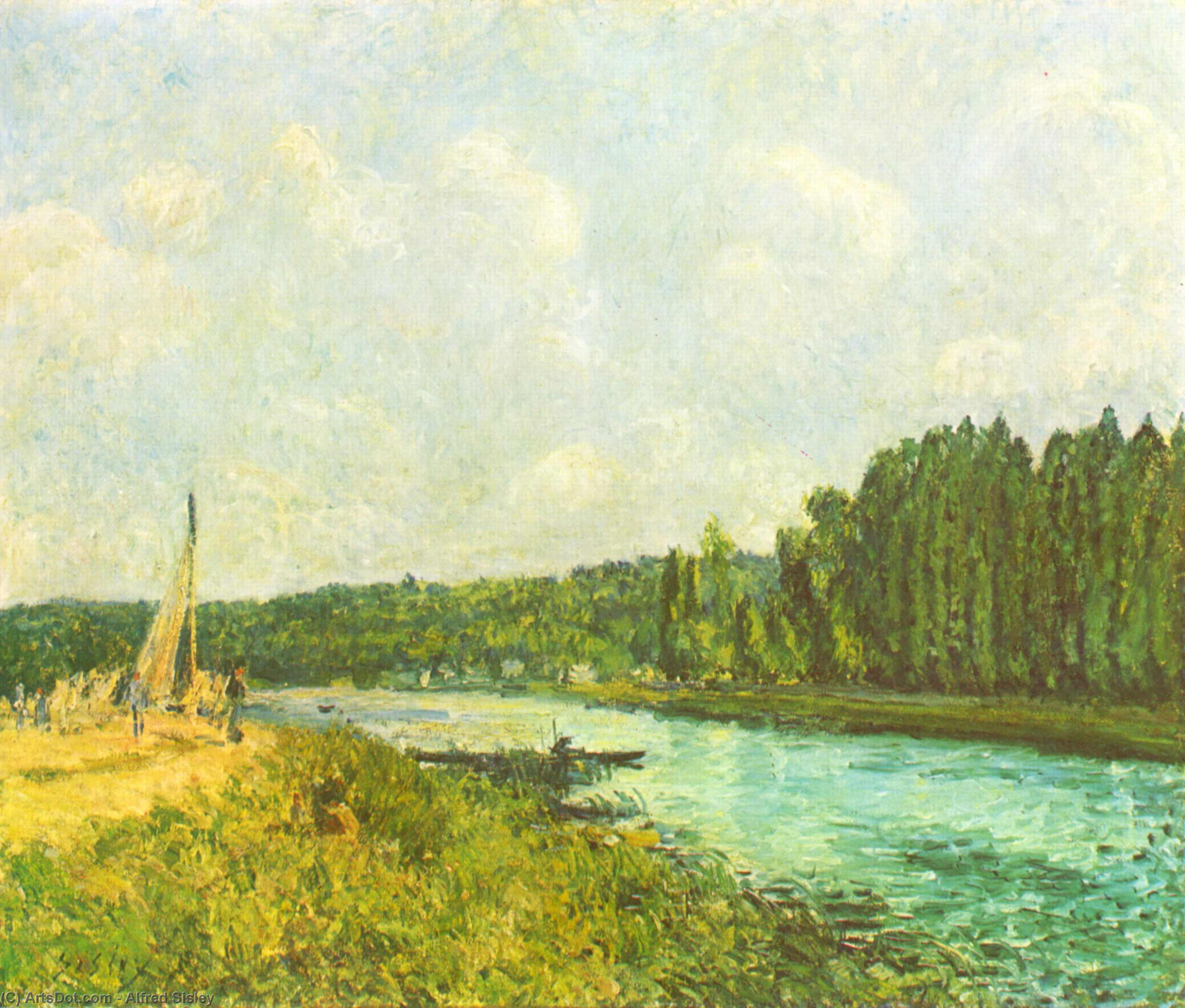 The Banks Of The Oise — Alfrēd Sislē