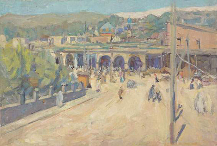 Square In Marrakesh — Zinaida Serebriakova