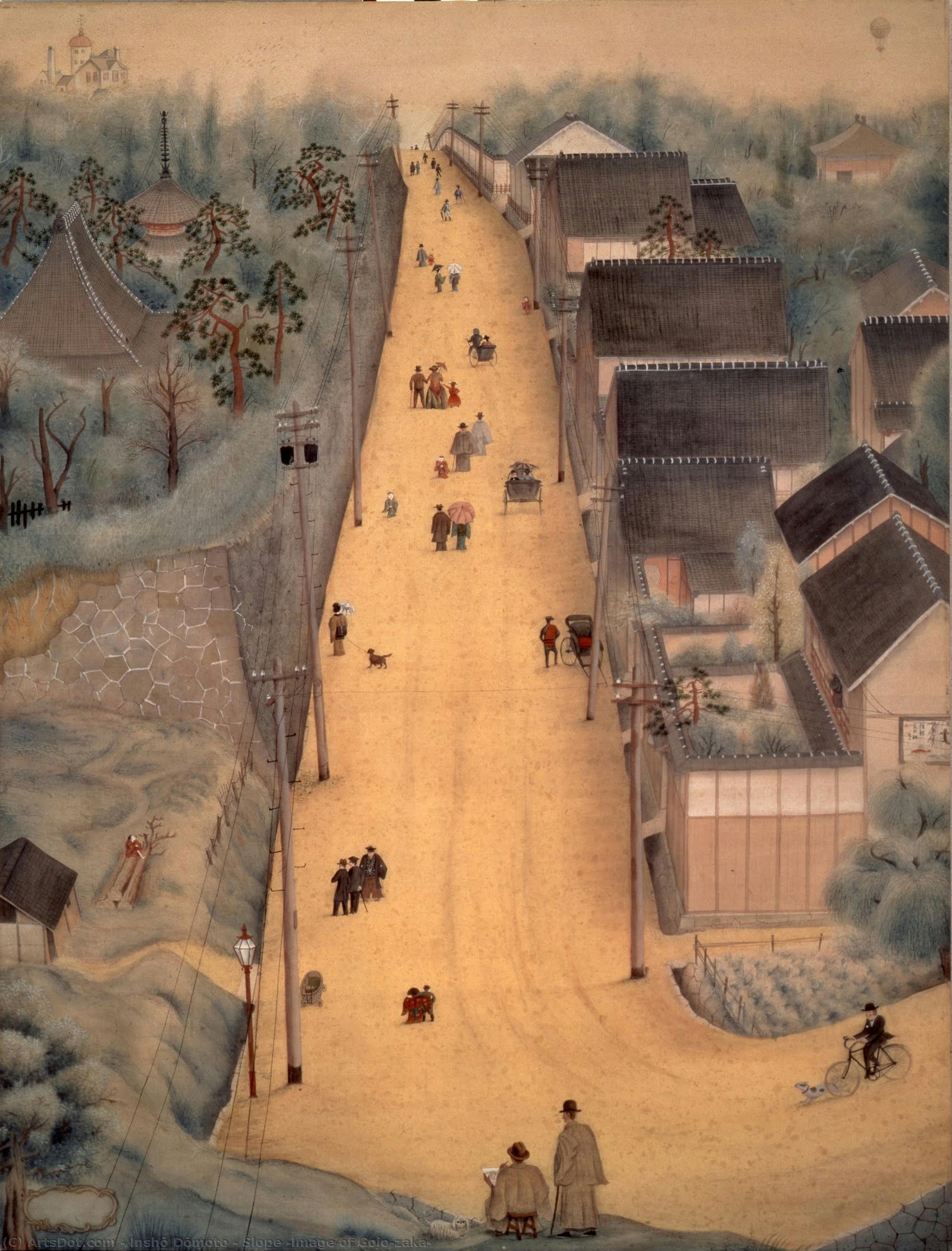 Slope (image Of Gojo-zaka) — Inshō Dōmoto