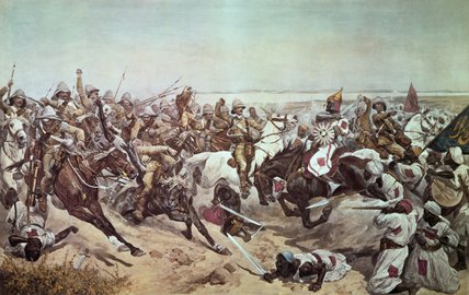 Lancers At Omdurman — Richard Caton Woodville
