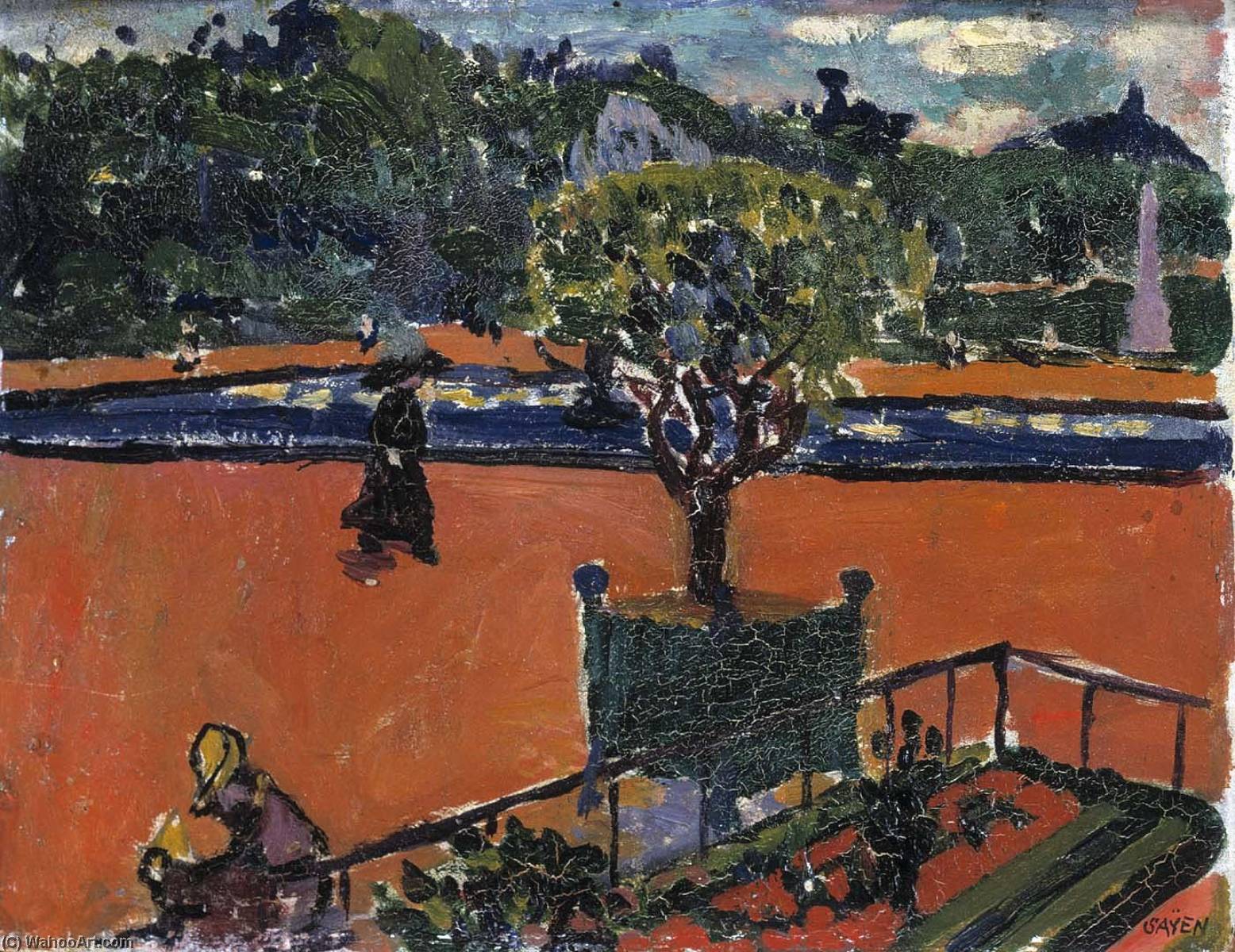In The Luxembourg Gardens — Henry Lyman Saÿen
