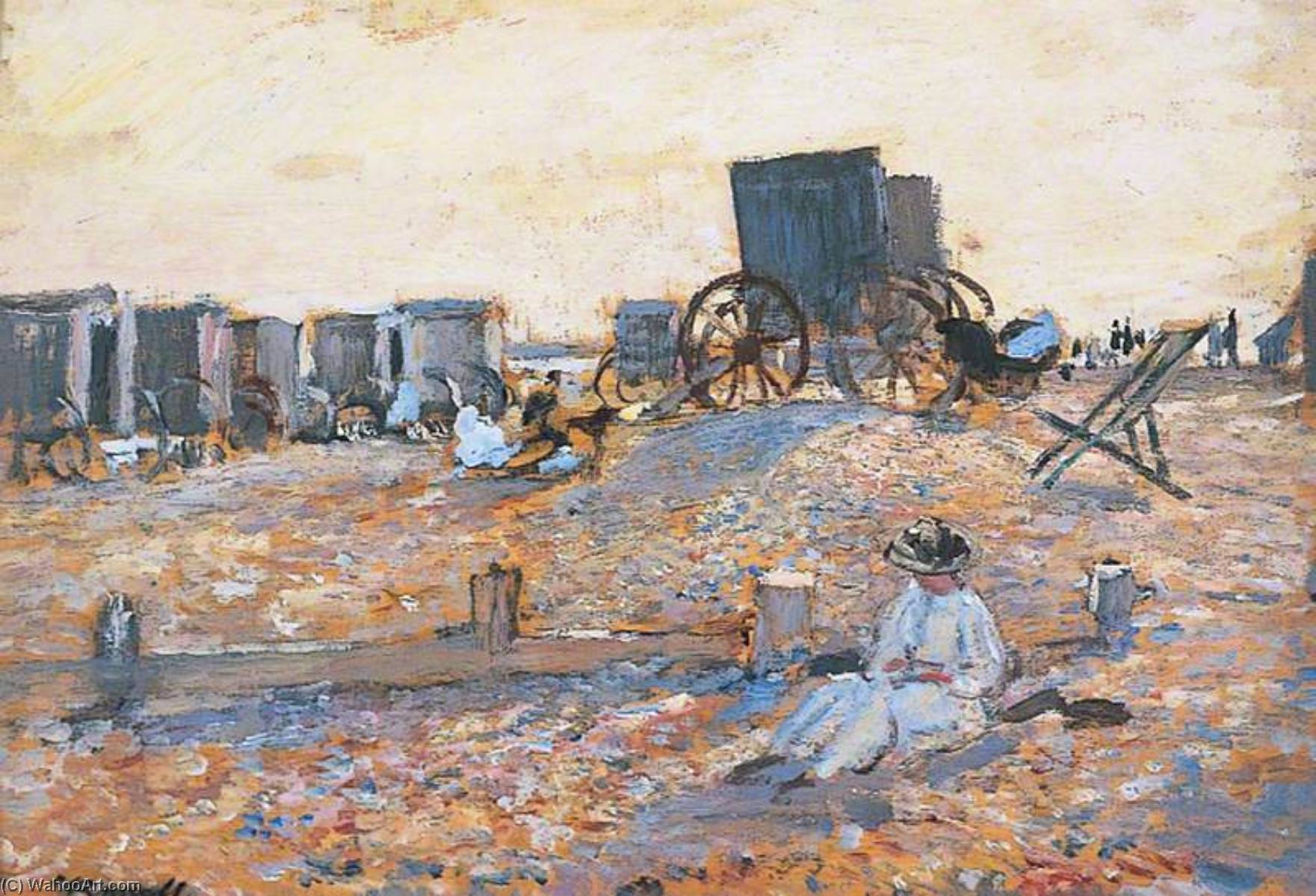 Beach Scene — Walter Westley Russell