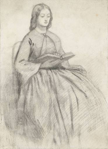 Elizabeth Siddall In A Chair — Dante Gabriel Rossetti