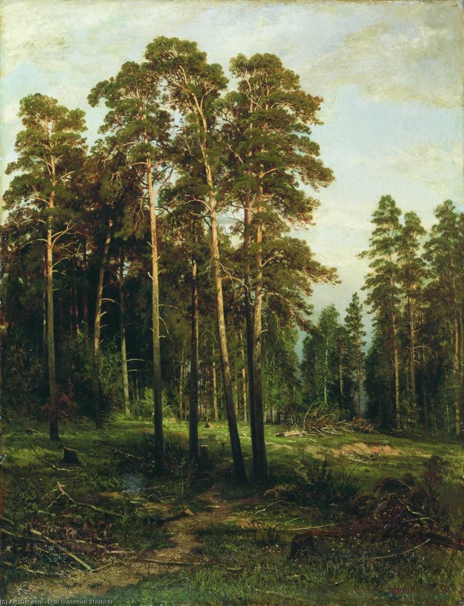 Pine Forest (12) — イワン・イヴァノヴィッチ・シシキン