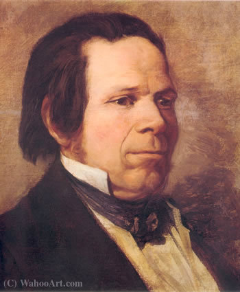 Portrait Of Austrian Violonist Ignaz Schuppanzigh — Josef Franz Danhauser