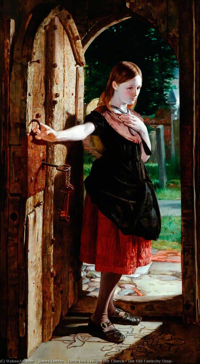 Little Nell Leaving The Church (the Old Curiosity Shop) — James Lobley