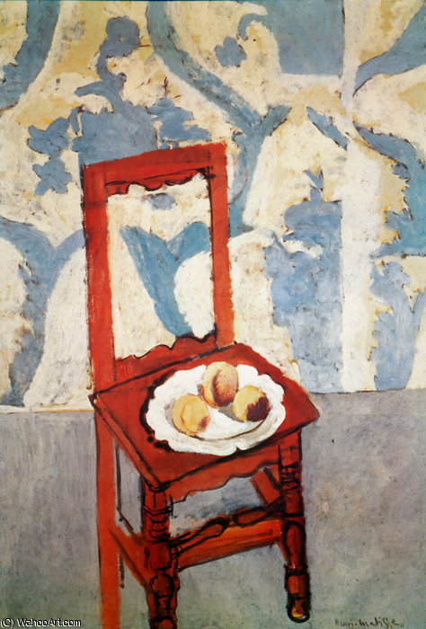 La Chaise Aux Pêches Huile Sur Toile Collection Particulière — Henri Matisse