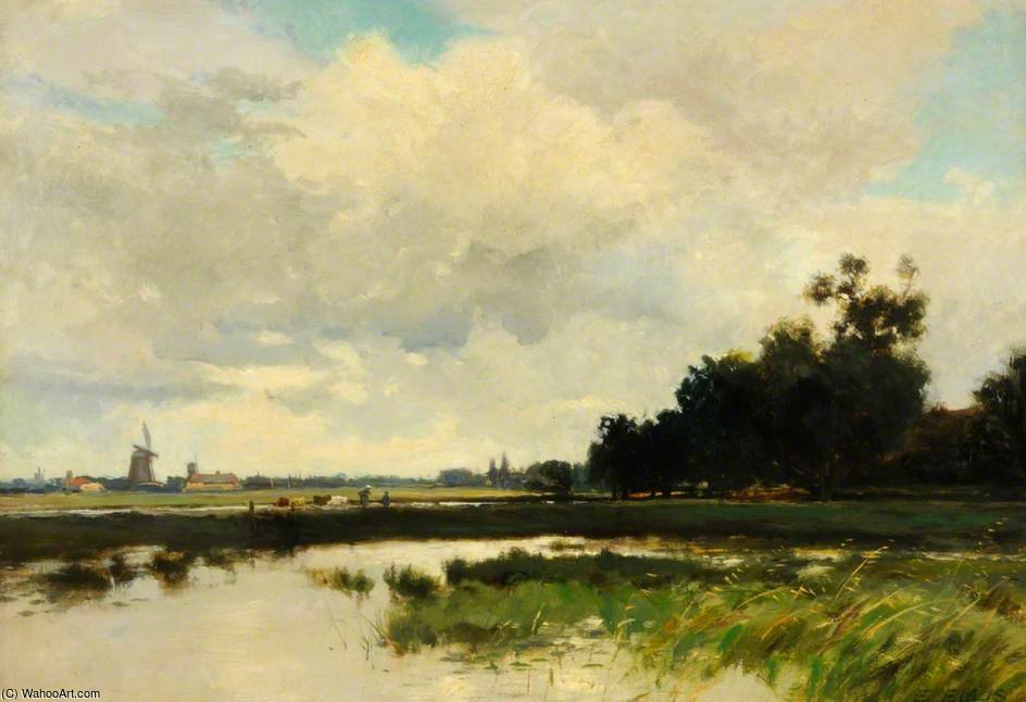 Landscape And A River — Edwin Ellis