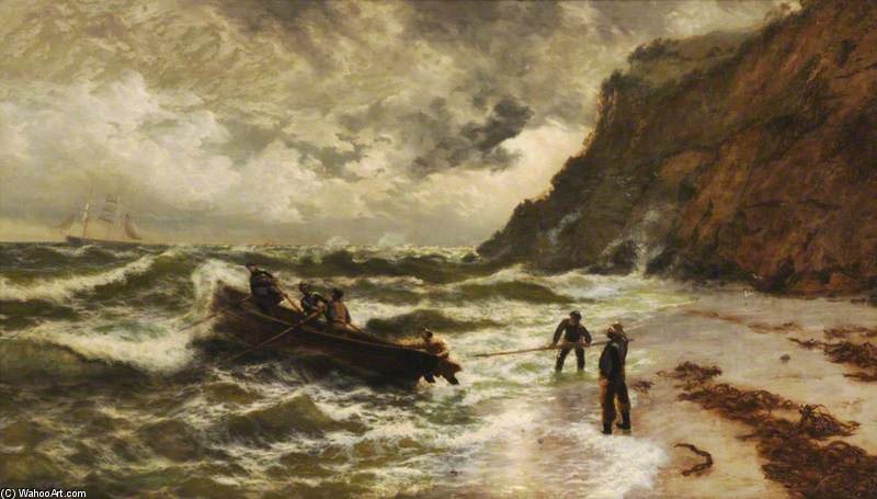 Signal For A Pilot, Shanklin Bay — Thomas Rose Miles