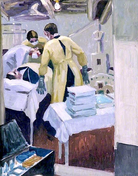 The Dressing Station In A Man Of War — Jan Godfrey Jervis Gordon