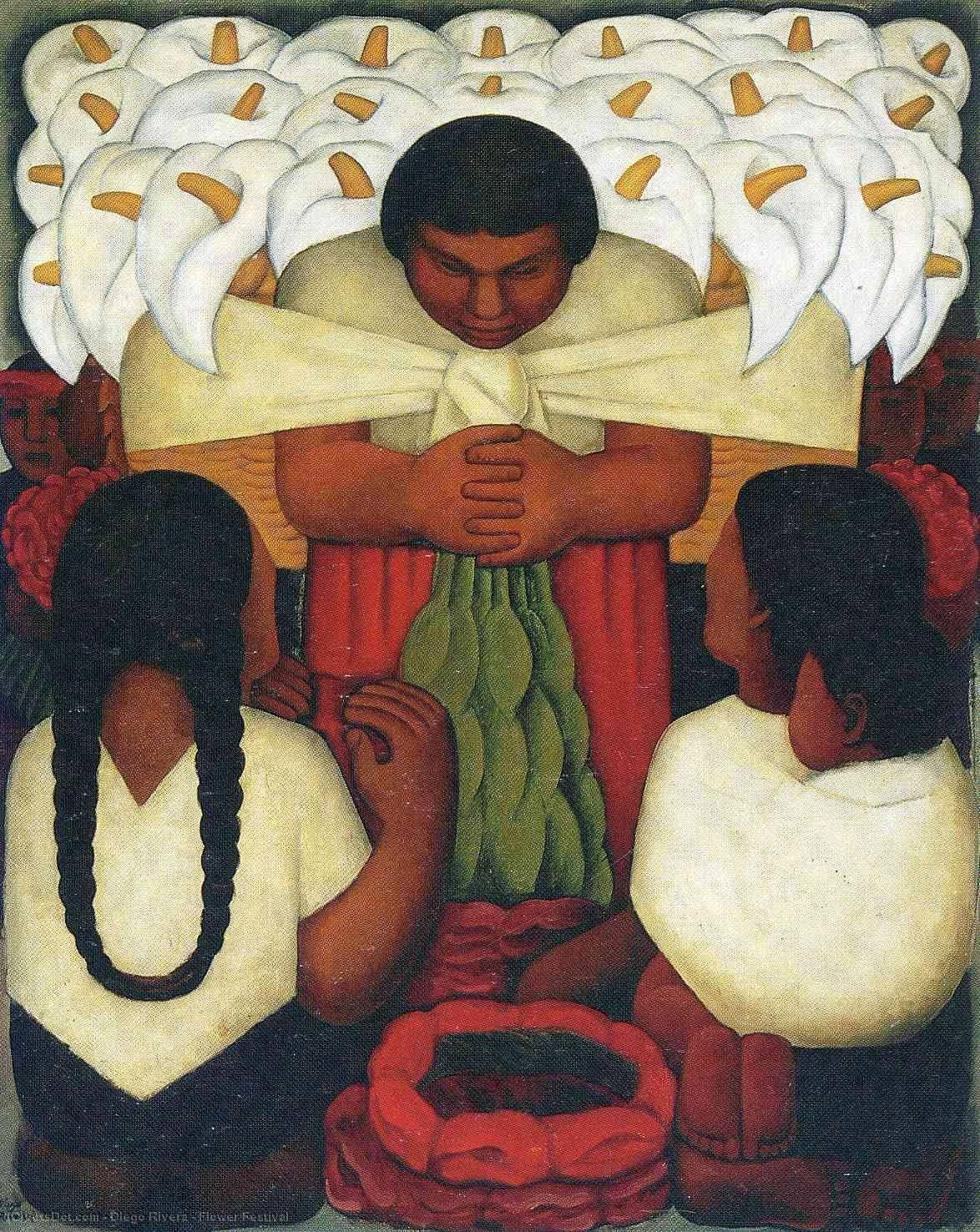 Flower Festival — Diego Rivera