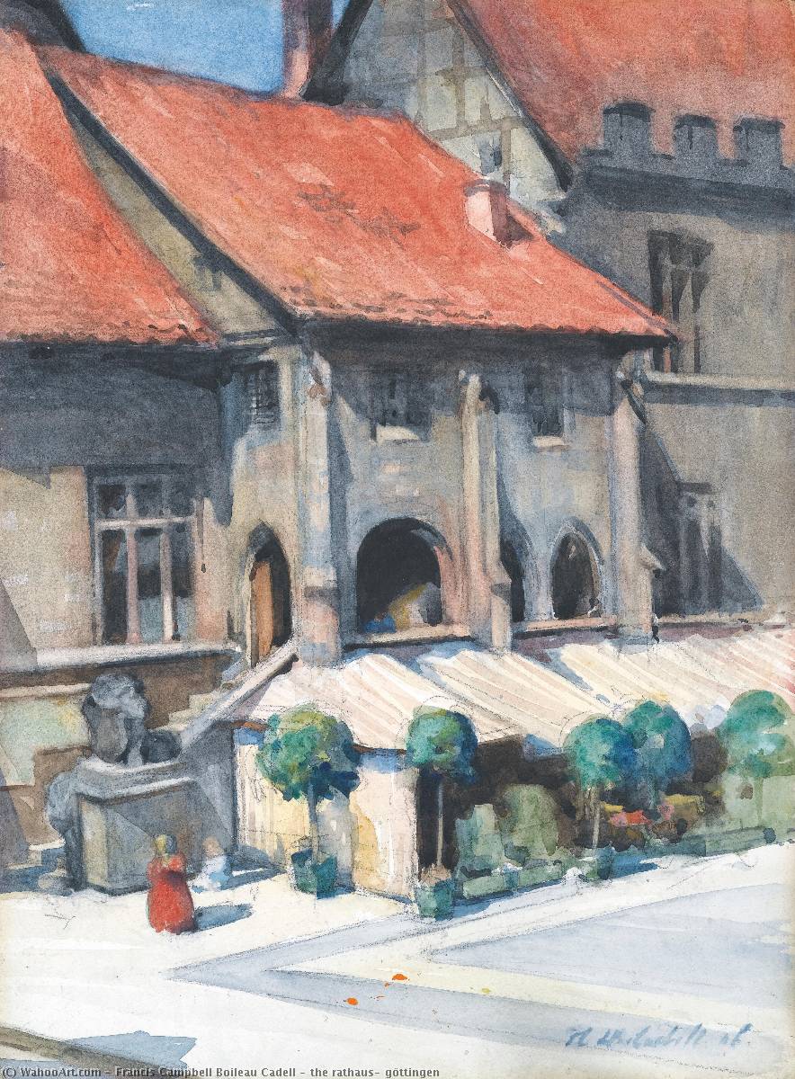 The Rathaus, Göttingen — Francis Campbell Bolleau Cadell