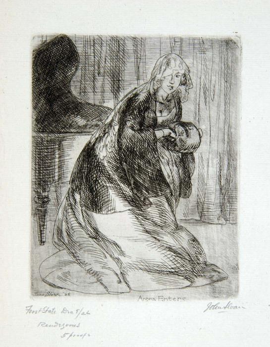 Rendezvous (angna Enters In ''rendezvous'') — John French Sloan