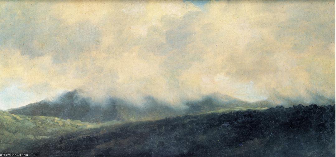 Rocca Di Papa Under Clouds — Pierre-henri De Valenciennes