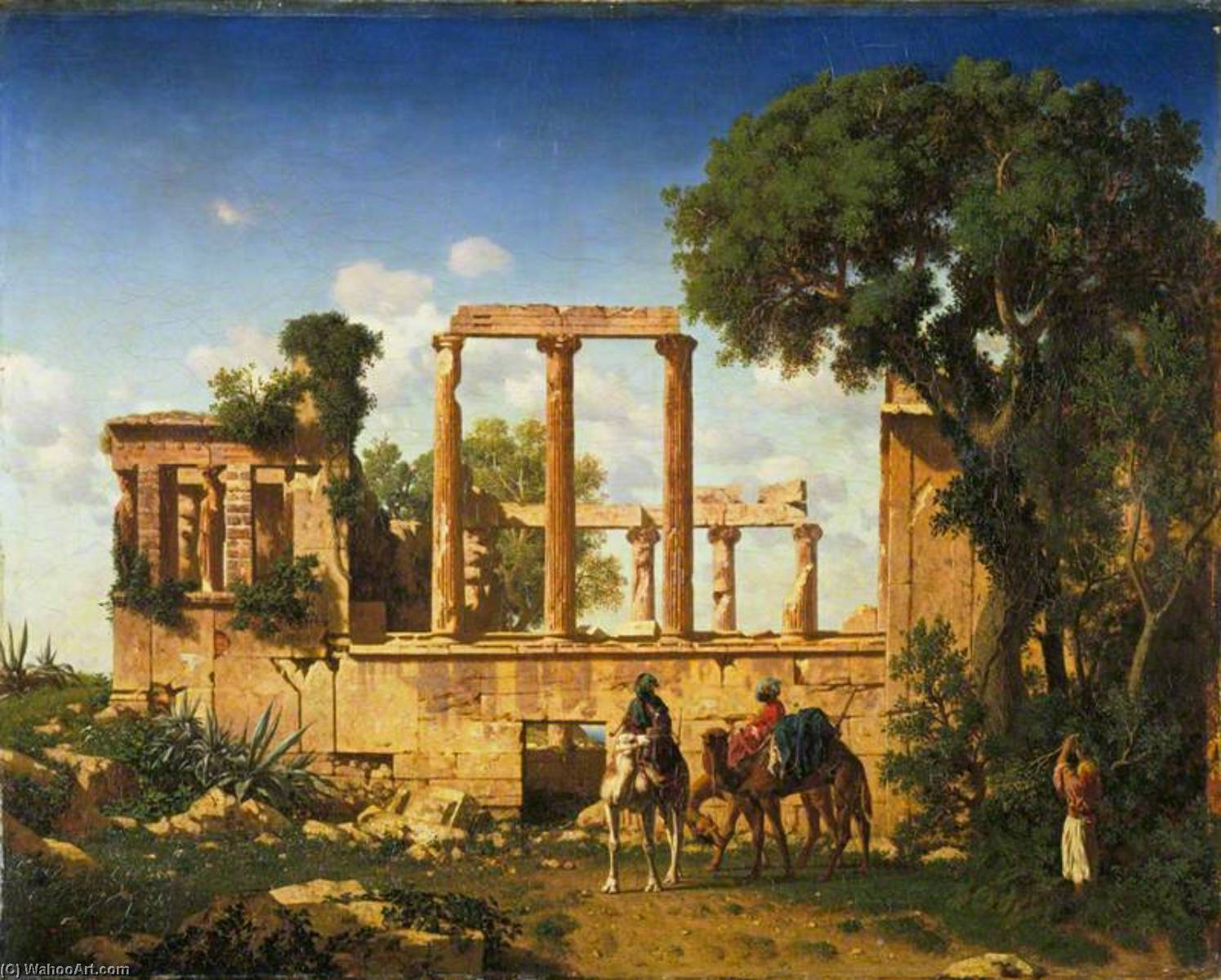 The Erechtheion, Athens — Prosper Georges Antoine Marilhat