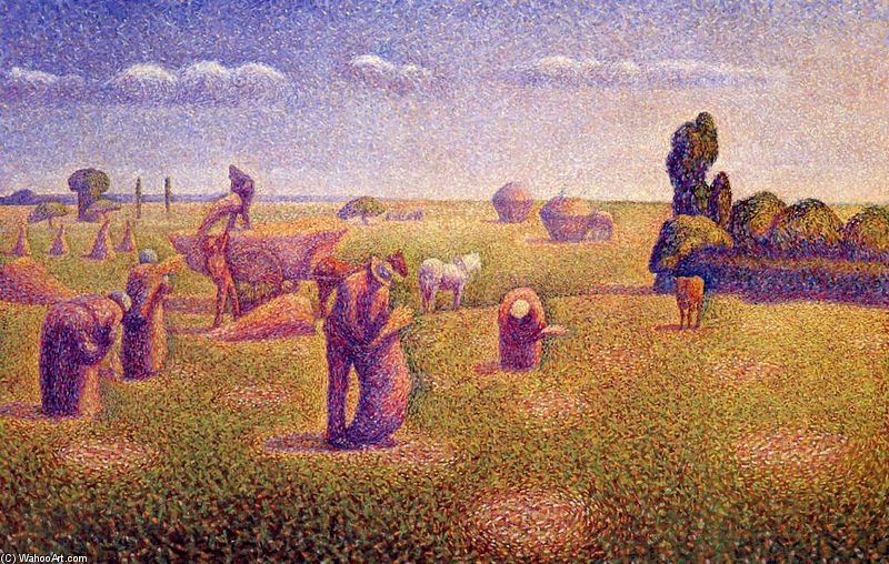 The Harvesters — Charles Angrand