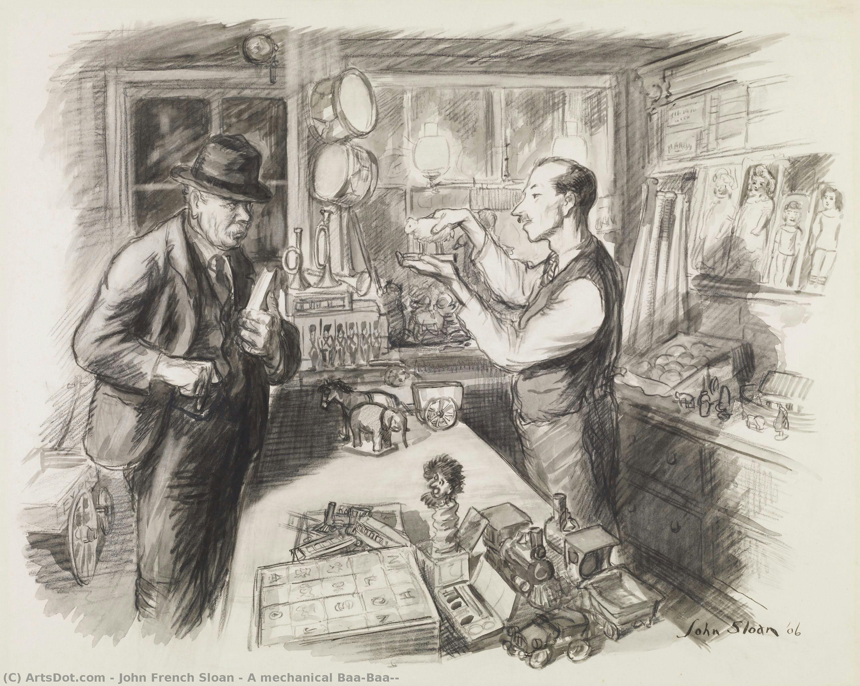 A Mechanical Baa-baa! — John French Sloan