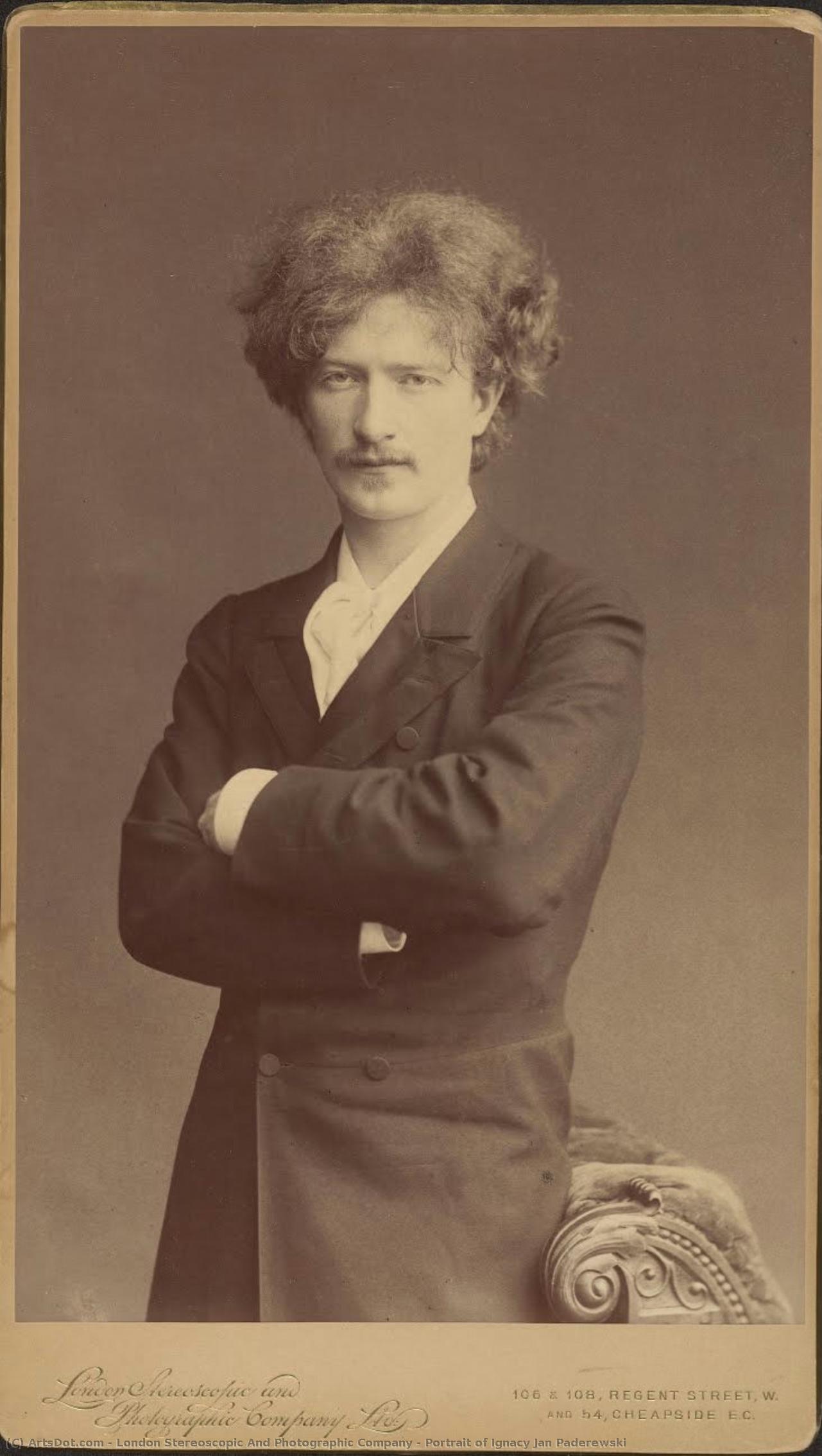 Portrait Of Ignacy Jan Paderewski — London Stereoscopic And Photographic Company