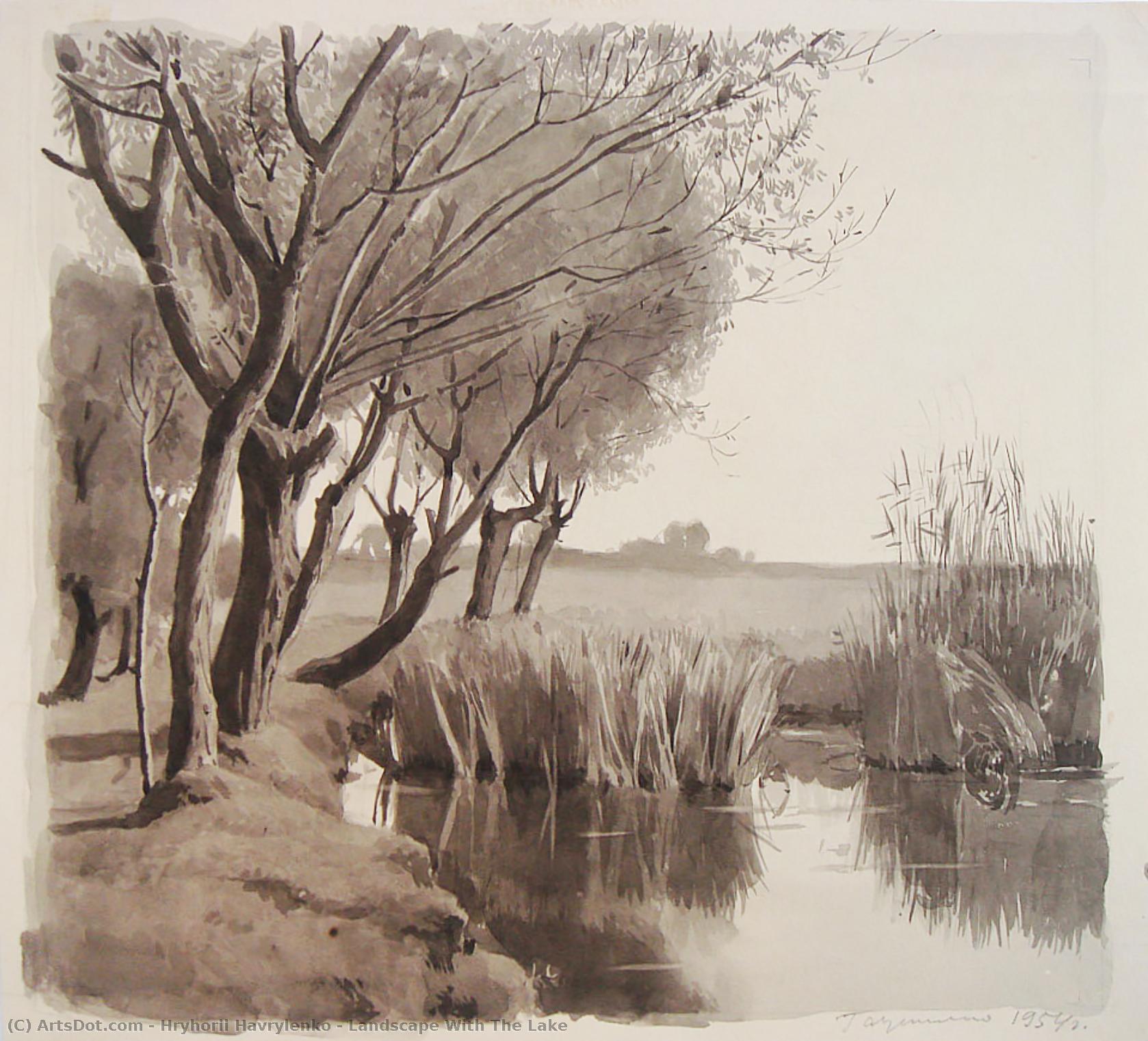 Landscape With The Lake — Hryhorii Havrylenko