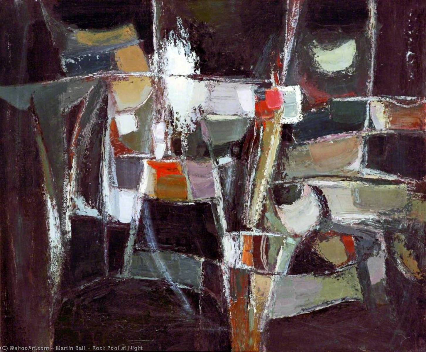 Rock Pool At Night — Martin Bell