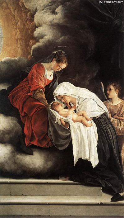 The Vision Of St Francesca Romana — Orazio Gentileschi