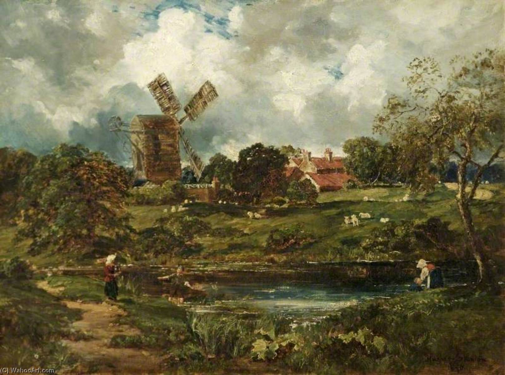The Windmill — Herbert Edwin Pelham Hughes Stanton