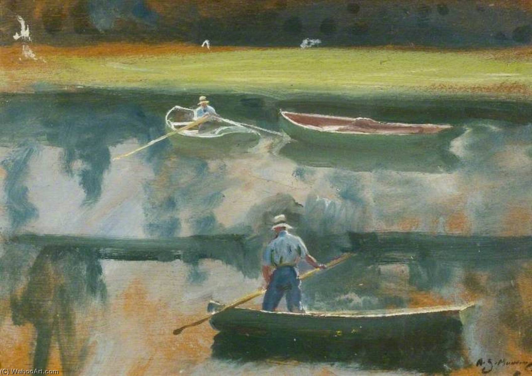Studies Of A Boatman — Sir Alfred James Munnings