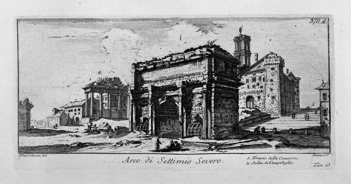 Arch Of Constantine In Rome — Giovanni Battista Piranesi
