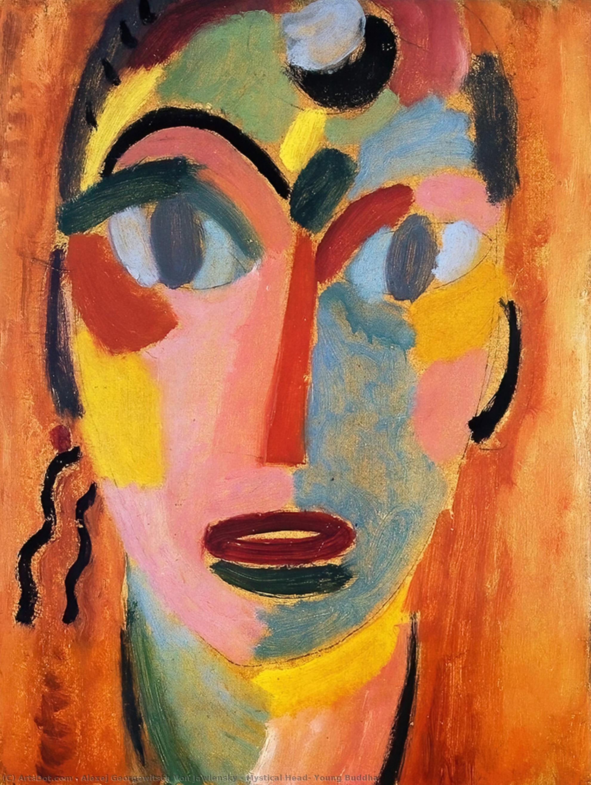 Mystical Head: Young Buddha — Alexej Von Jawlensky