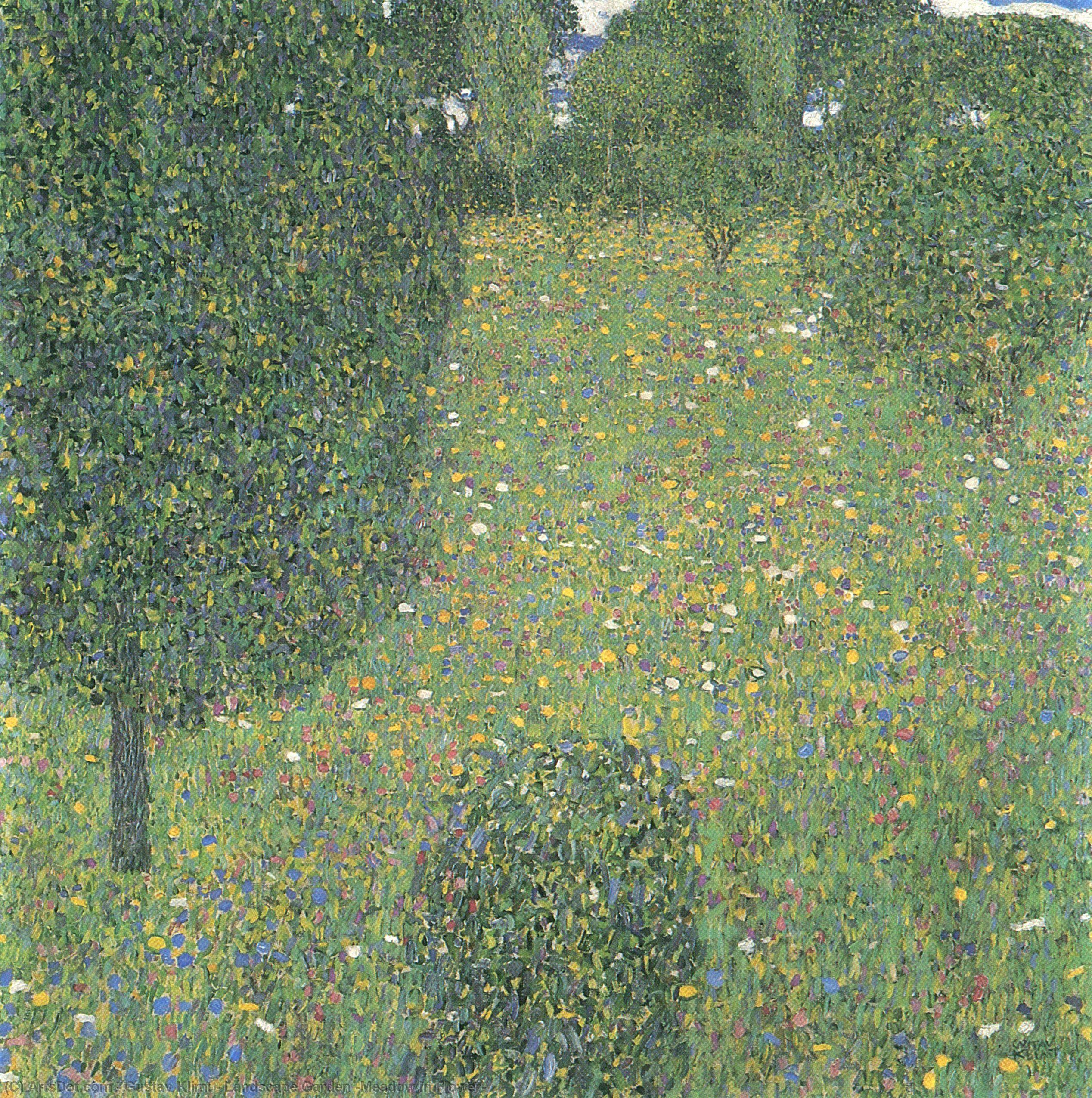 Landscape Garden (meadow In Flower) — Gustav Klimt