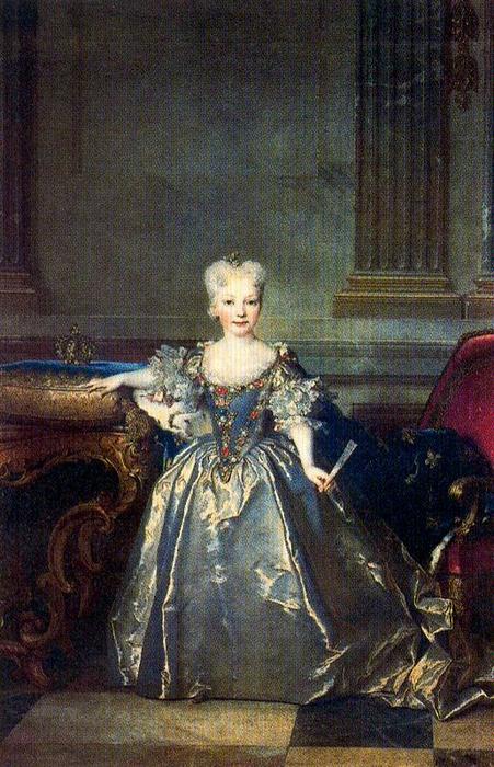 Portrait Of Princess María Ana Victoria — Nicolas De Largillière