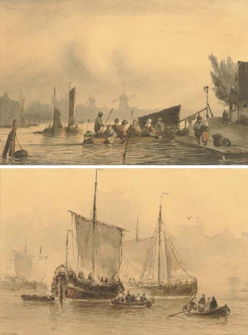 Activities On A River — Antoine De Saaijer Waldorp