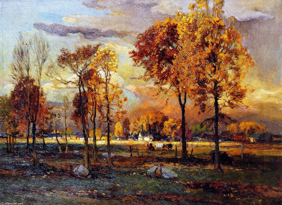 Farm Scene, Jenison, Michigan — Mathias Joseph Alten