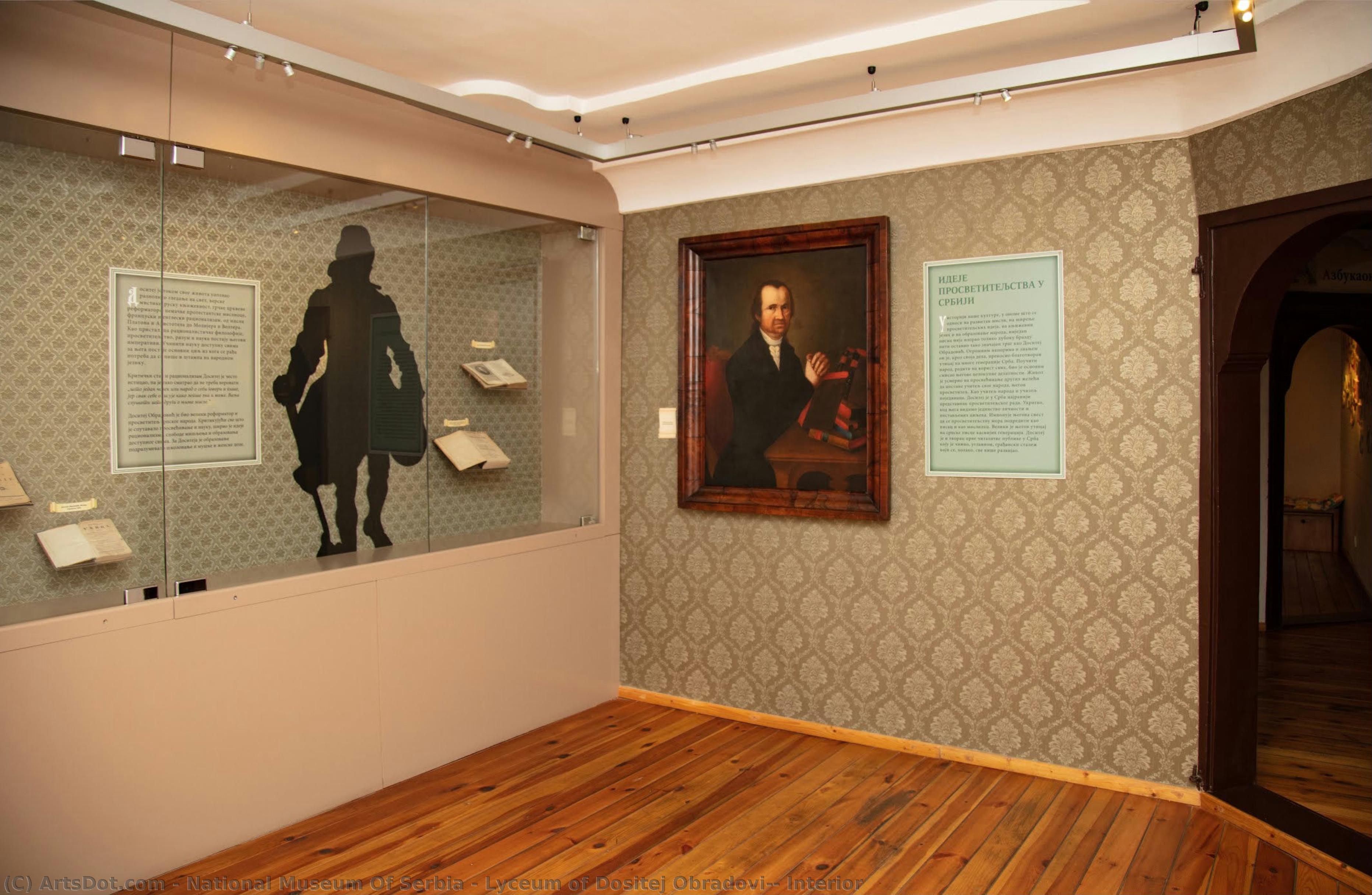 Lyceum Of Dositej Obradović, Interior — Narodni Muzej Srbije