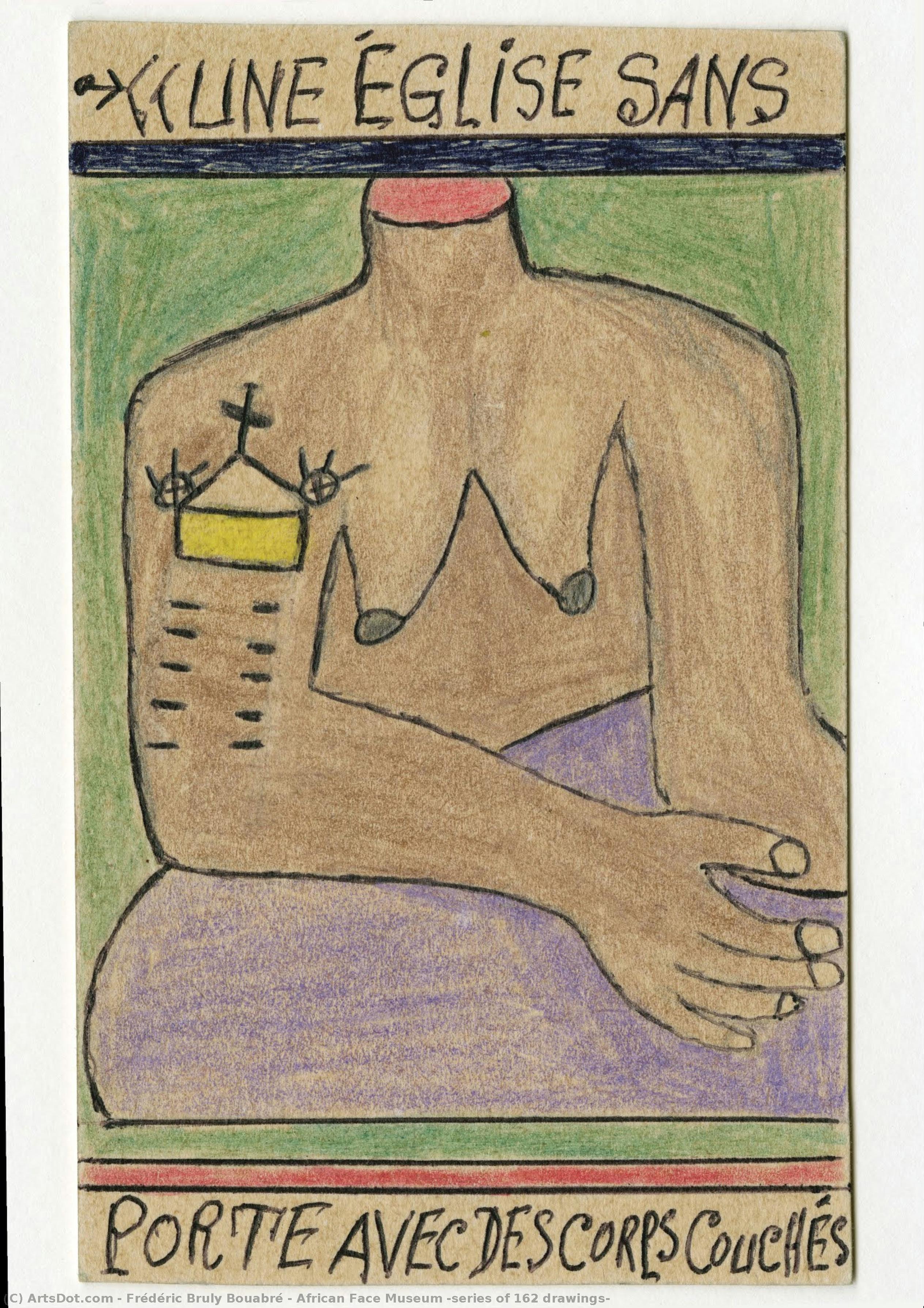 African Face Museum (series Of 162 Drawings) — Frédéric Bruly Bouabré