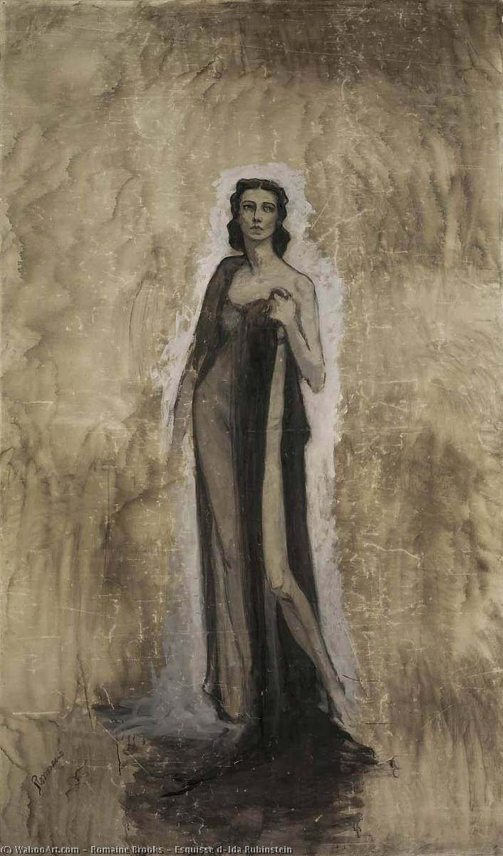 Esquisse D'ida Rubinstein — Romaine Brooks