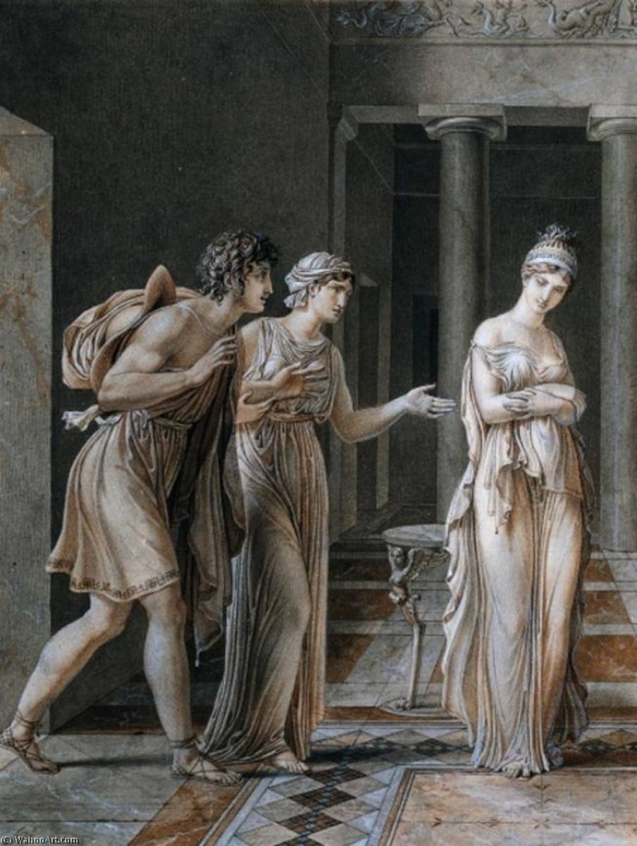 The Meeting Of Orestes And Hermione — Anne-louis Girodet
