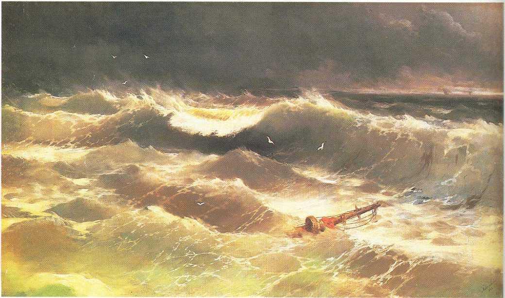 Tempest — Ivan Konstantinovich Aivazovsky