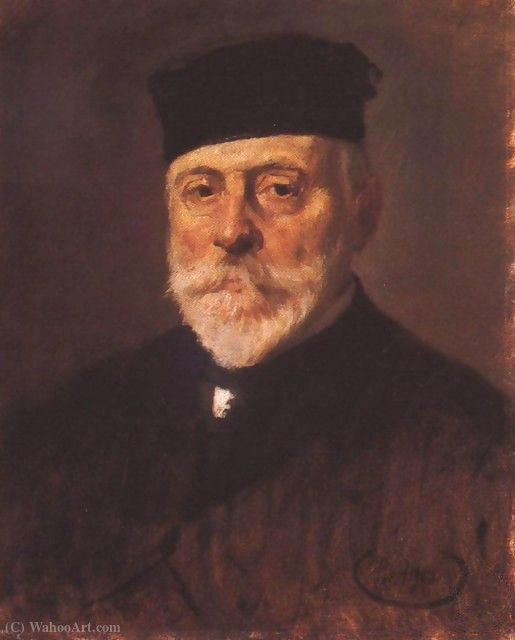 Portrait Of Odon Lechner — Bela Onodi