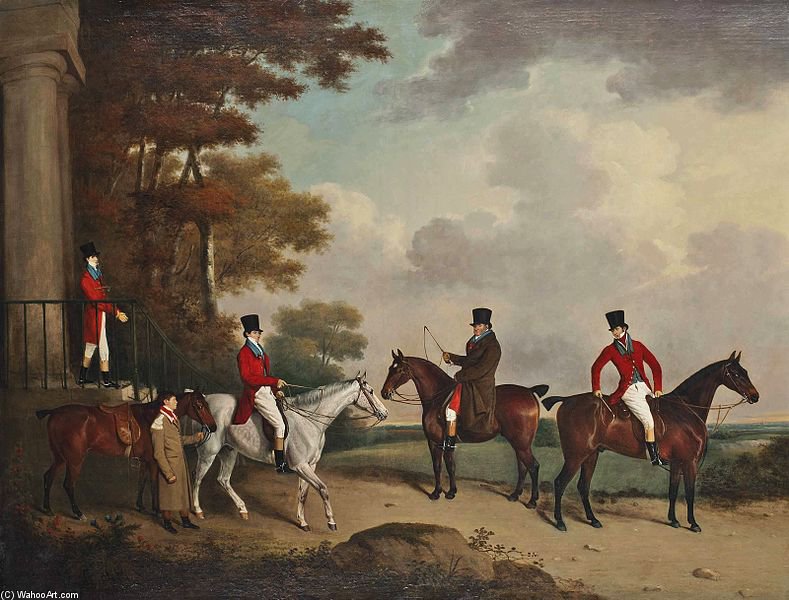 The Reverends George And John Bower, Robert Bower Of Welham And Robert Bower Junior — Henry Bernard Chalon