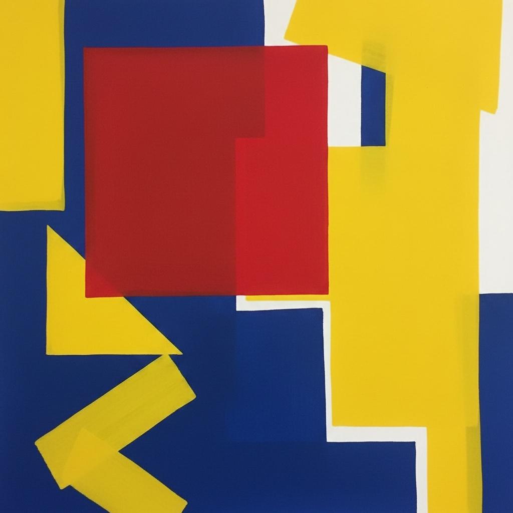 Primary Equilibrium: A Monumental Study Of Geometric Tension And Translucent Planes — Jean-paul Blanchet