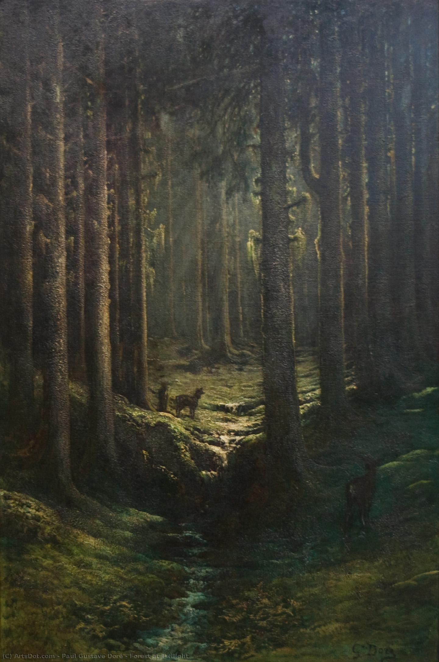 Forest At Twilight — Paul Gustave Doré