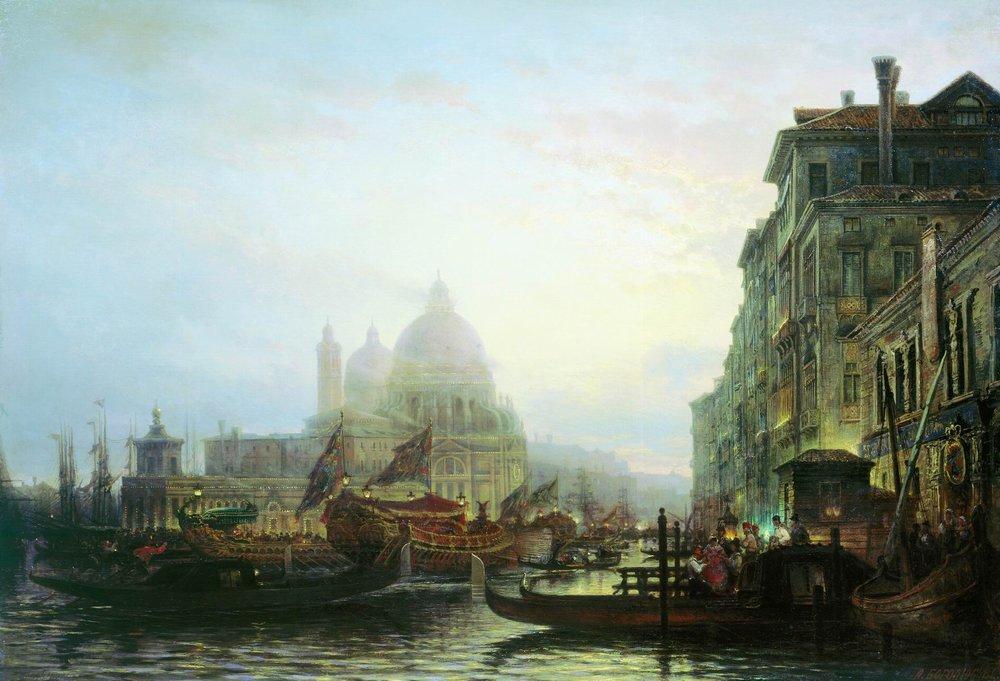 Venice At Night — Alexei Petrovich Bogoliubov