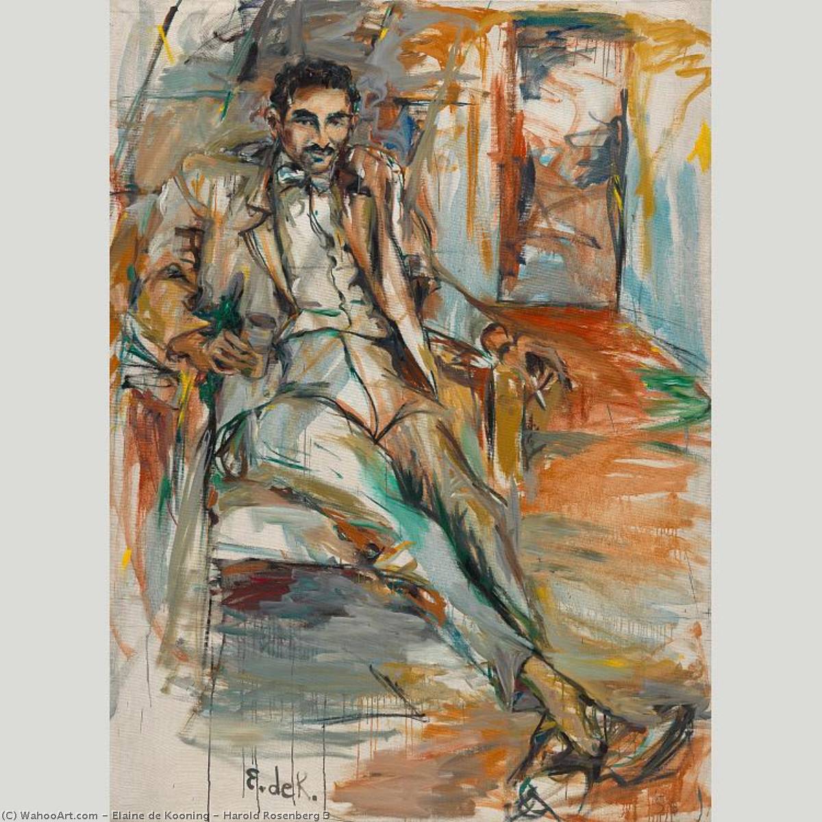 Harold Rosenberg 3 — Elaine De Kooning