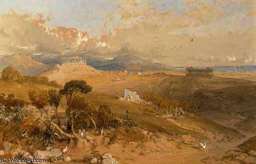 The Temples Of Juno Lucina And Concord, Girgenti, Sicily — William Leighton Leitch