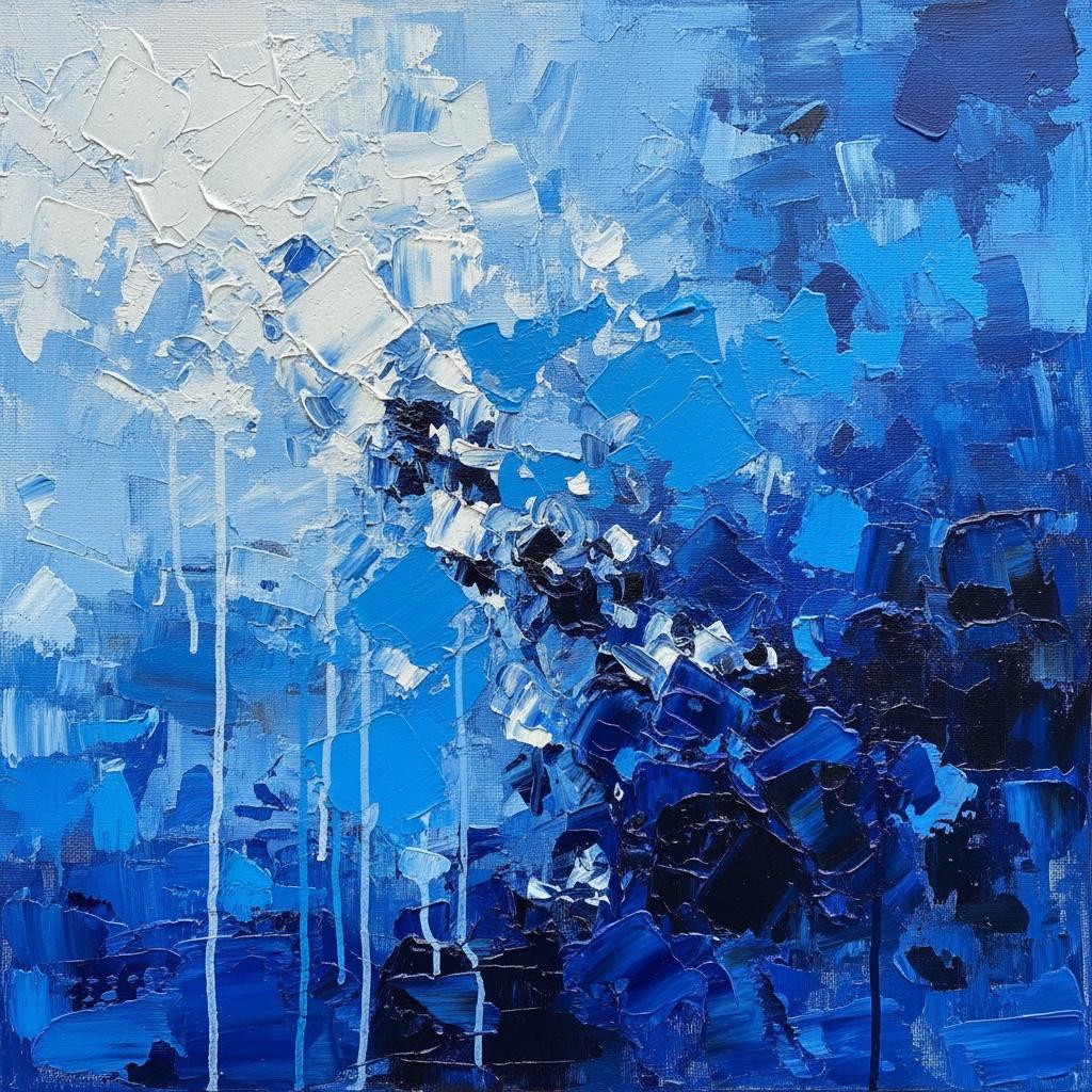 Fragmented Midnight: An Eternal Study Of Celestial Light And Oceanic Tension — Christian Noiret